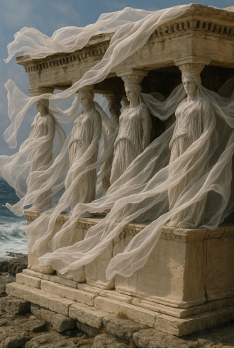 #Caryatids tečie vo vetre