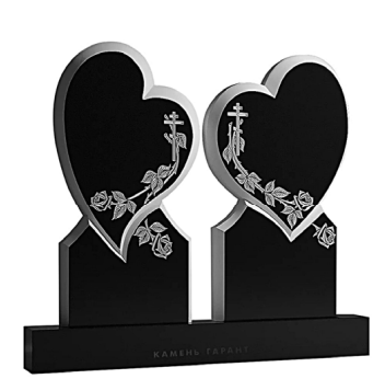 Čínsky xingyan ruský štýl dvojitého srdca Náboženský symbol Art Tombstone