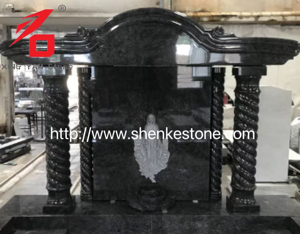 Írsko dizajn Bahama Blue Granite Anjel Monument